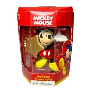 Enesco Mickey & Co. Disney's ‘Mickey Holding Star’ Hanging Ornament Walt‎ Disney